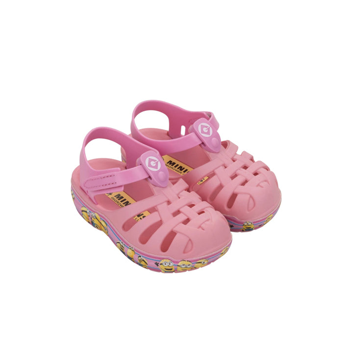 MINIONS LOOMP SANDAL BABY PINK YELLOW