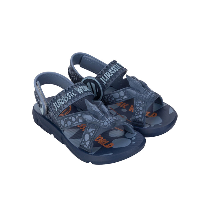 JURASSIC BITE SANDAL KIDS BLUE ORANGE