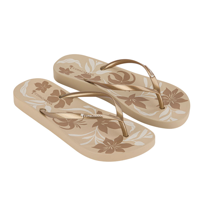 Copacabana Anat Print IX FEM Beige Gold