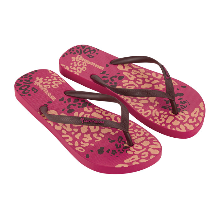 Copacabana Print VIII FEM Pink Burgundy