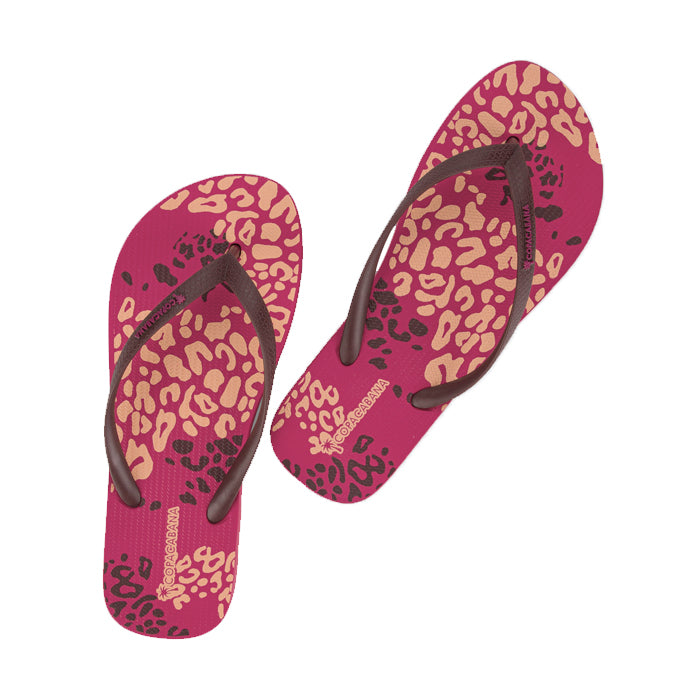 Copacabana Print VIII FEM Pink Burgundy