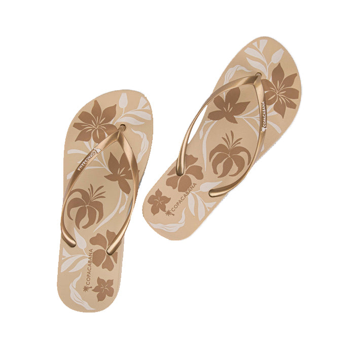 Copacabana Anat Print IX FEM Beige Gold