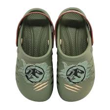 JURASSIC BITE BABUCH KIDS GREEN BROWN